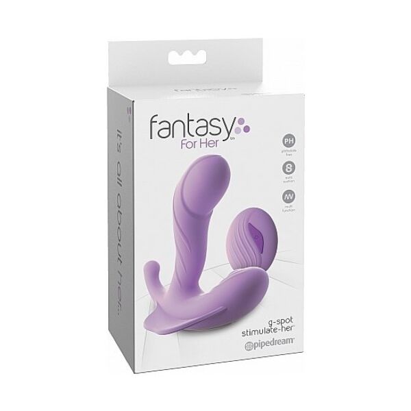 Vibrator G-točke Pipedream Fantasy For Her z daljinskim upravljalnikom