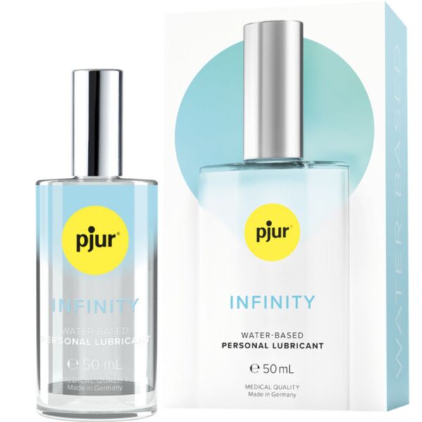 Steklenička lubrikanta na vodni osnovi pjur Infinity Water-Based, 50 ml, s škatlico