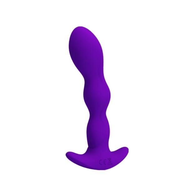 Analni vibrator Pretty Love BI-040068-1 iz silikona, z ročajem