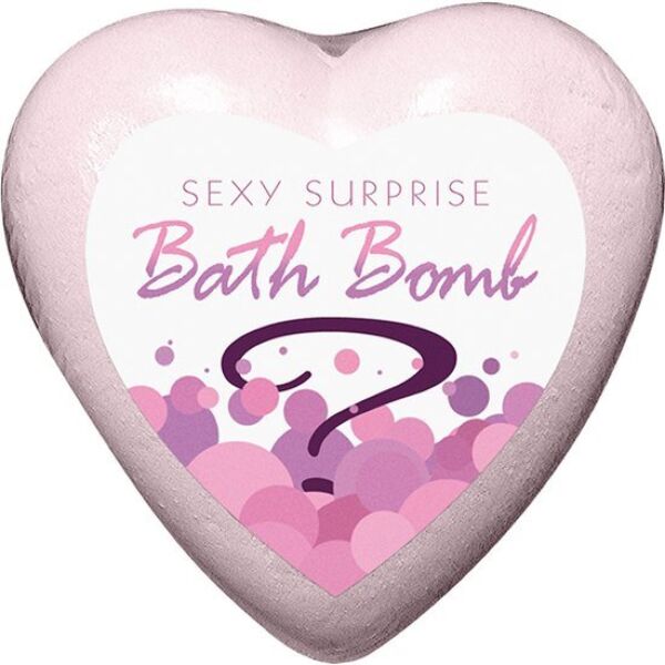 Bomba za kopel Kheper Games Sexy Surprise, roza in v obliki srca