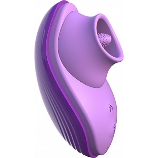 Klitorisni vibrator Fantasy For Her Silicone Fun Tongue s silikonskim jezikom in snemljivim robom