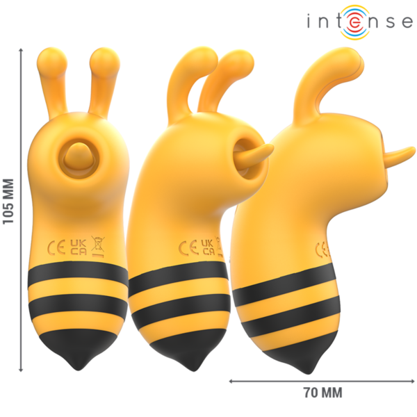 Klitorisni vibrator Intense Maya v obliki čebele, rumeno-črn