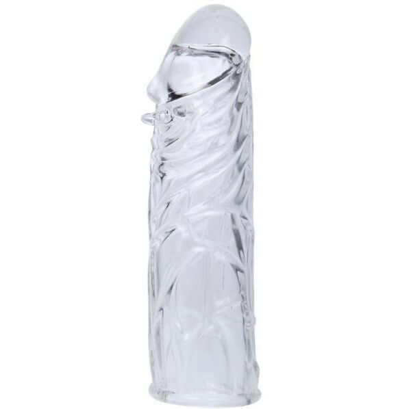 Navlaka za penis Baile 14,2 cm s teksturo izboklin