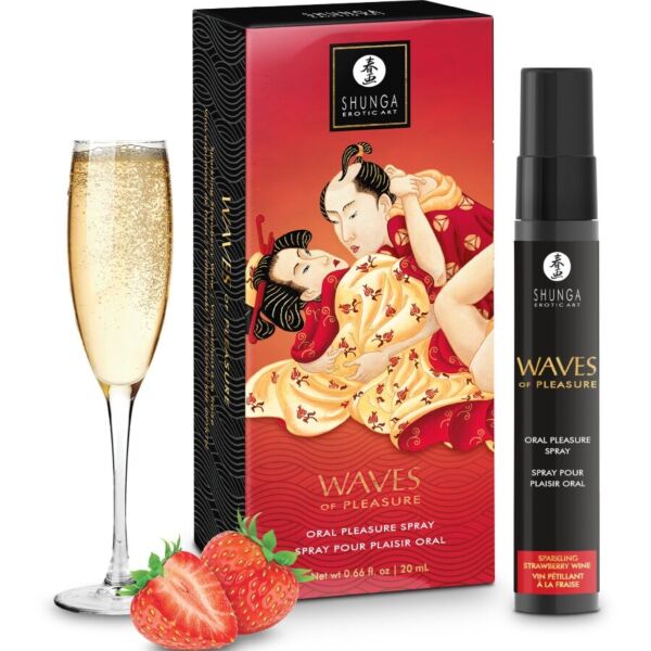 Užitno oralno pršilo Shunga Waves of Pleasure, embalaža 20 ml