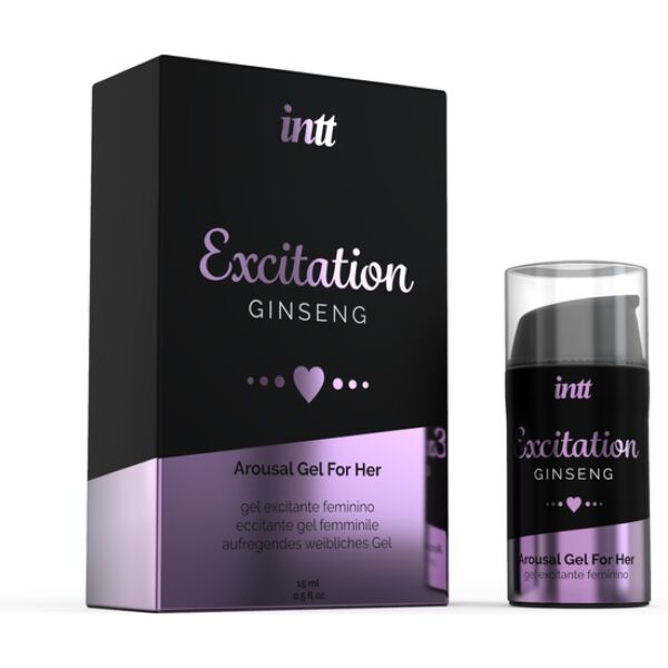 Stimulativni gel INTT Excitation v embalaži 15 ml z dozirnikom