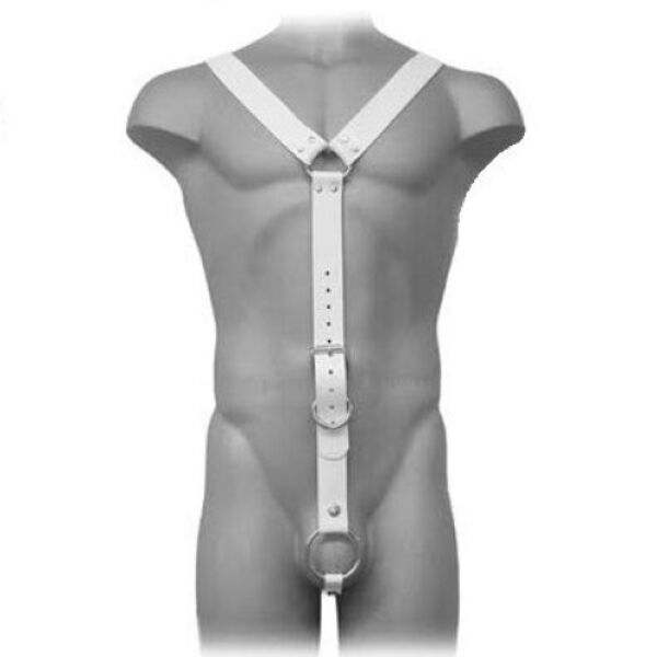Beli harness Leather Body z obročkom za penis