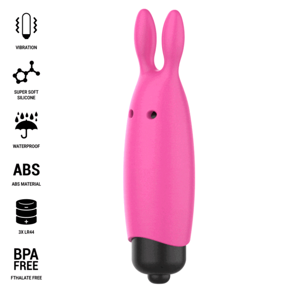 Mini vibrator Intense Fun Hopper s plavutmi in nosom