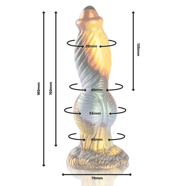 Dildo vibrator EPIC Phoenix z daljinskim upravljalnikom
