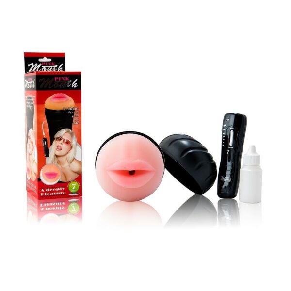 Masturbator Baile v obliki ust z vgrajenim vibratorjem