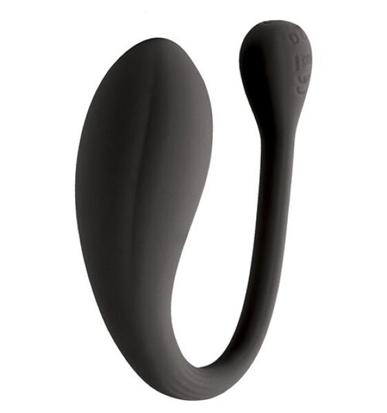 Jajčni vibrator S Pleasures Viviane črn z daljinskim upravljalnikom