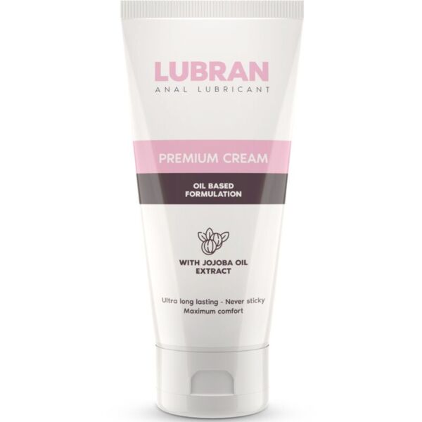 Lubrikant v kremi Lubran Oil Based, 50 ml, z jojobo in ognjičem