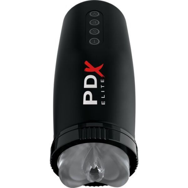 Masturbator Pipedream PDX Elite Moto-Bator 2 s sesanjem in vibracijo
