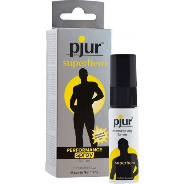Sprej za zakasnitev pjur superhero Performance Spray, 20 ml