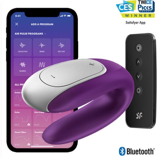 Vibrator za pare Satisfyer Double Fun v obliki črke U