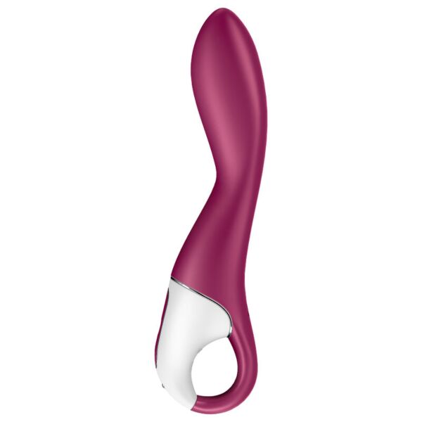 Vibrator za točko G Satisfyer Heated Thrill, rdečevijolične barve