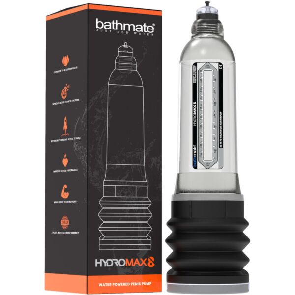 Prosojna črpalka za penis Bathmate HydroMax 8