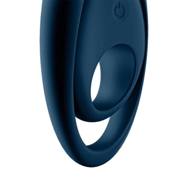 Vibracijski obroček Satisfyer Glorious Duo v temno modri barvi