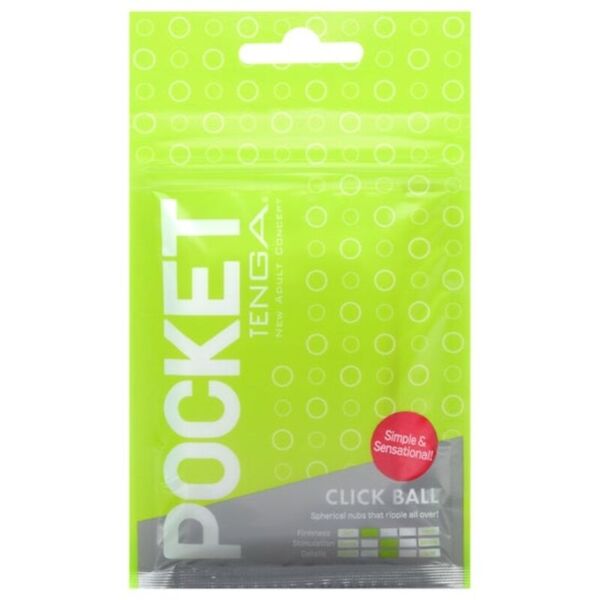 Masturbator Pocket TENGA Click Ball za enkratno uporabo