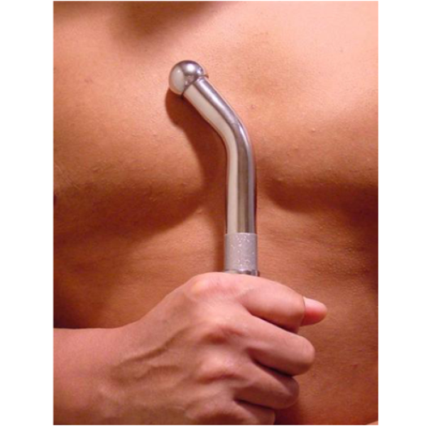 Intimna prha Metal Hard G-Spot 20,1 cm, kovinska, za vaginalno izpiranje