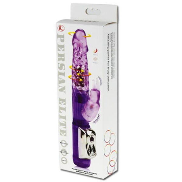 Rabbit vibrator Baile Persian Elite z dvojno rotacijo
