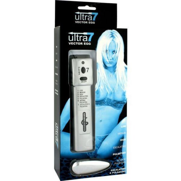 Mini vibrator Seven Creations Ultra 7 z daljincem