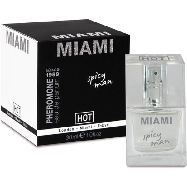 Parfum s feromoni HOT Miami Spicy za moške, 30 ml