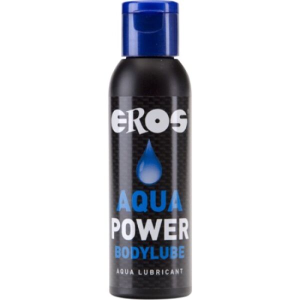 Steklenička s pumpico lubrikanta na vodni osnovi Eros Aqua Power 50 ml