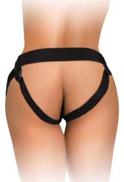 Strap-on pas King Cock Elite Comfy Body Dock s ploščo s priseskom in najlonskimi trakovi
