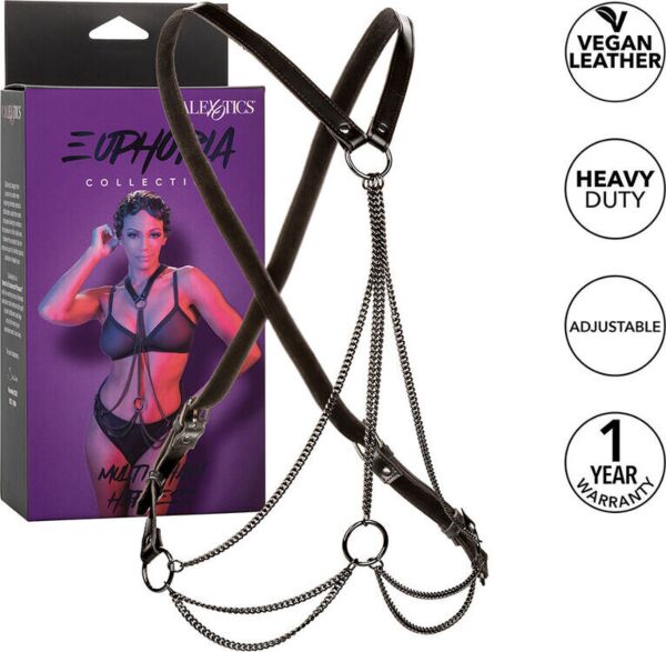 Telesni verižni harness CalExotics Euphoria Multi Chain Harness