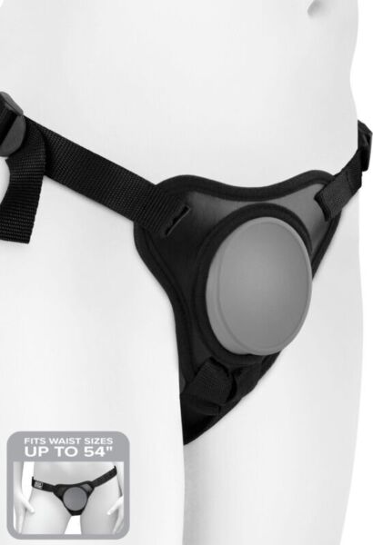 Strap-on pas Pipedream Body Dock Elite Mini s silikonsko ploščo in najlonskimi trakovi