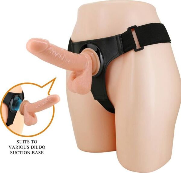 Strap-on pas Pretty Love BW-022090NR z realističnim dildom v barvi kože