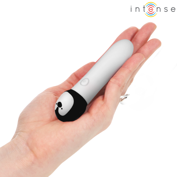 Mini vibrator Intense Rico, bel, v obliki pingvina