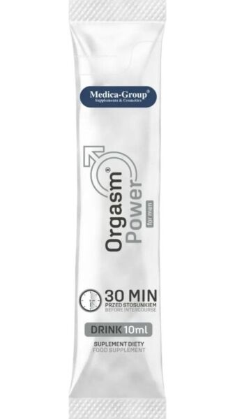 Tekoče prehransko dopolnilo Medica Group Orgasm Power Drink, 10 ml, z okusom češnje