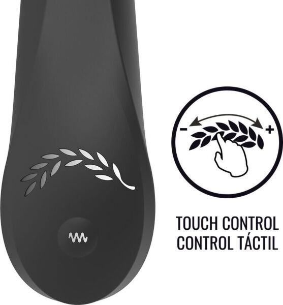 Vibrator Black&Silver Kean z dotičnim nadzorom