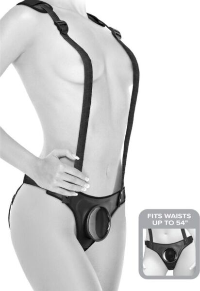 Strap-on pas Pipedream Body Dock s pritrdilno ploščo in nastavljivimi trakovi