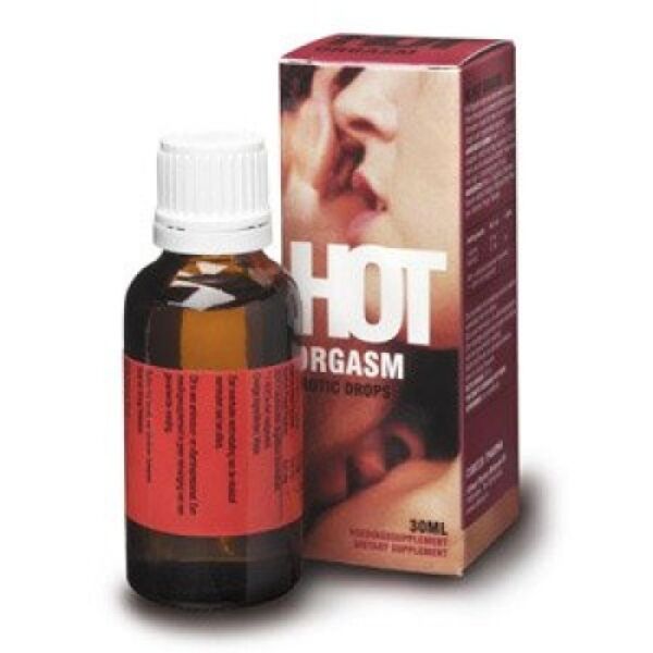 Steklenička erotičnih kapljic Cobeco Hot Orgasm, 30 ml