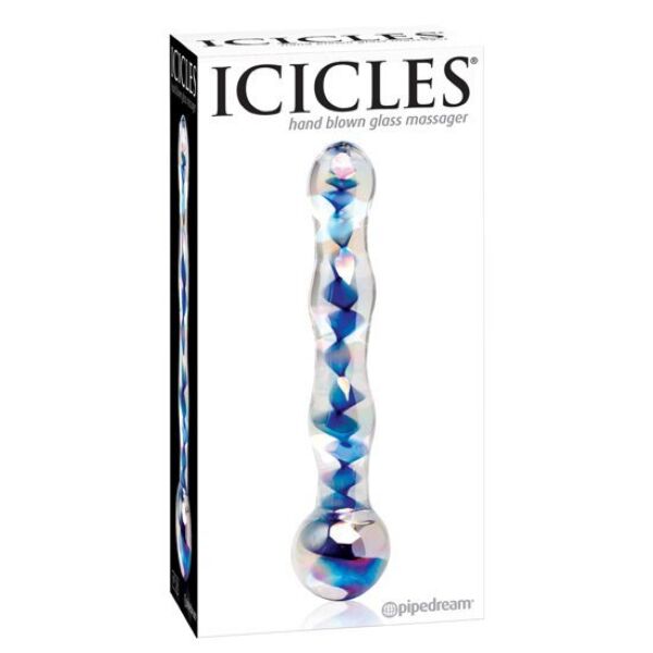 Stekleni dildo Pipedream Icicles N. 8