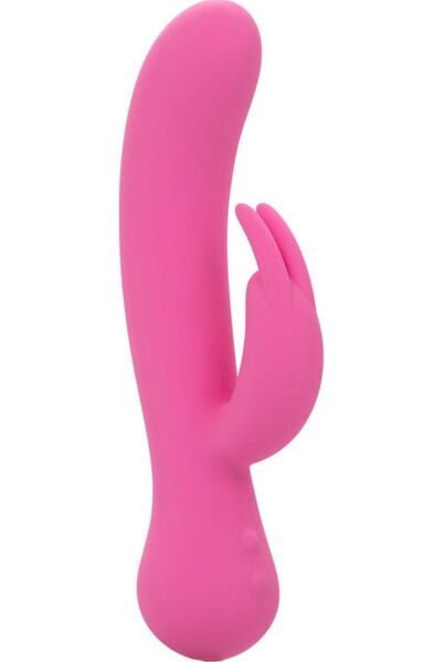 Rabbit vibrator CalExotics First Time Rechargeable Bunny v roza barvi