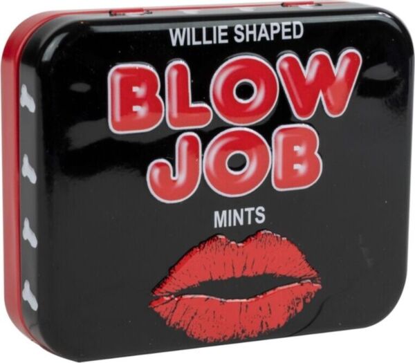 Pločevinka bonbonov z okusom mete Blow Job Mints 30 g znamke Spencer & Fleetwood