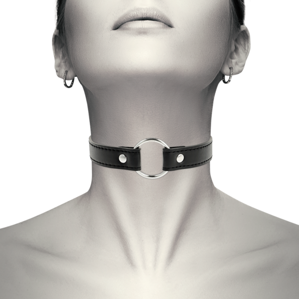 BDSM ovratnica Coquette Chic Desire s zapiralom s tremi zaponkami