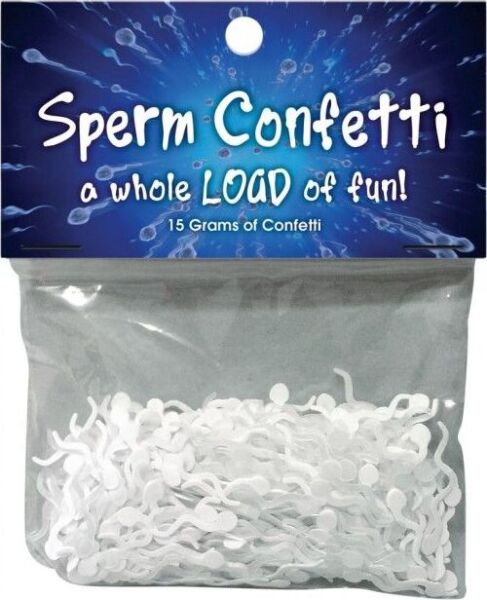Konfeti sperma Kheper Games, konfeti v obliki spermijev