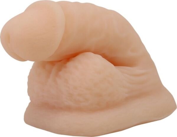 Realistični dildo Pretty Love BW-008135N z izbočeno glavico, žilastim reliefom in podstavkom s priseskom