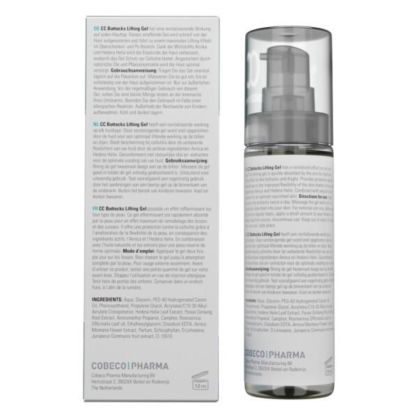 Embalaža 60 ml gela za telo Cobeco CC Buttocks Lifting Gel