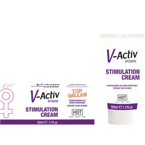 Stimulativna krema HOT V-Activ za ženske, embalaža 50 ml