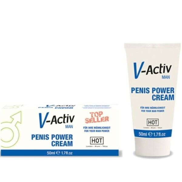 Intimna krema za moške HOT V-ACTIV, embalaža 50 ml