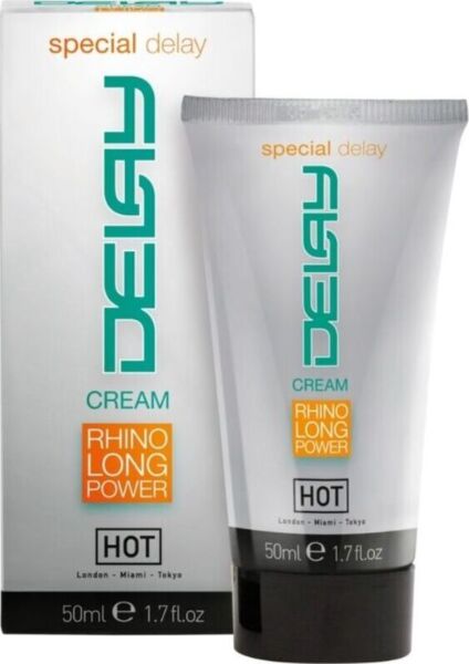 Krema za zakasnitev HOT Delay Cream v embalaži s 50 ml