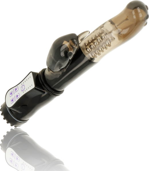 Vibrator OhMama Rotator s stimulatorjem klitorisa v obliki delfina
