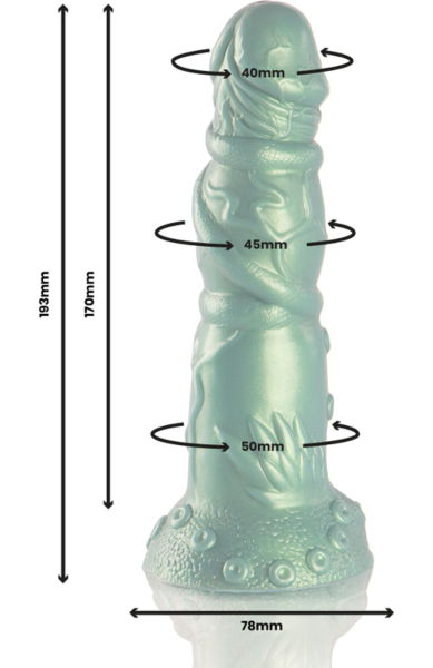 Dildo EPIC Hades z mitološko zasnovo in široko bazo