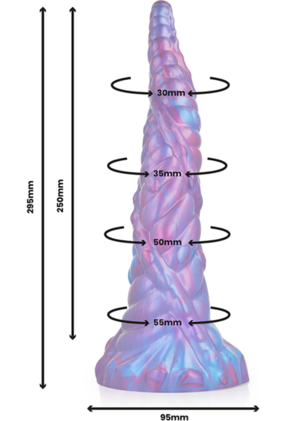 Dildo Epic Nokken s podstavkom s priseskom