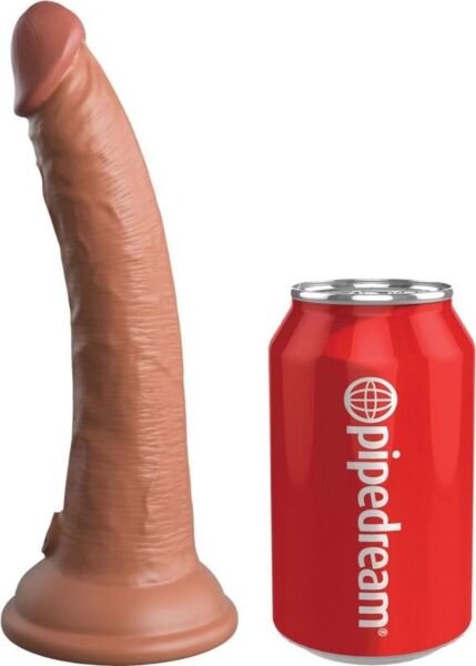Realističen dildo King Cock Elite 17,8 cm s priseskom na podlagi